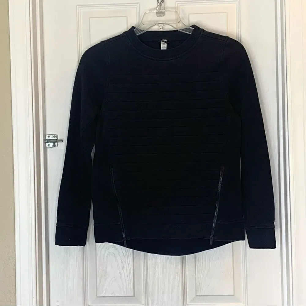 Lululemon Be True Crew Sweatshirt Black Size 4